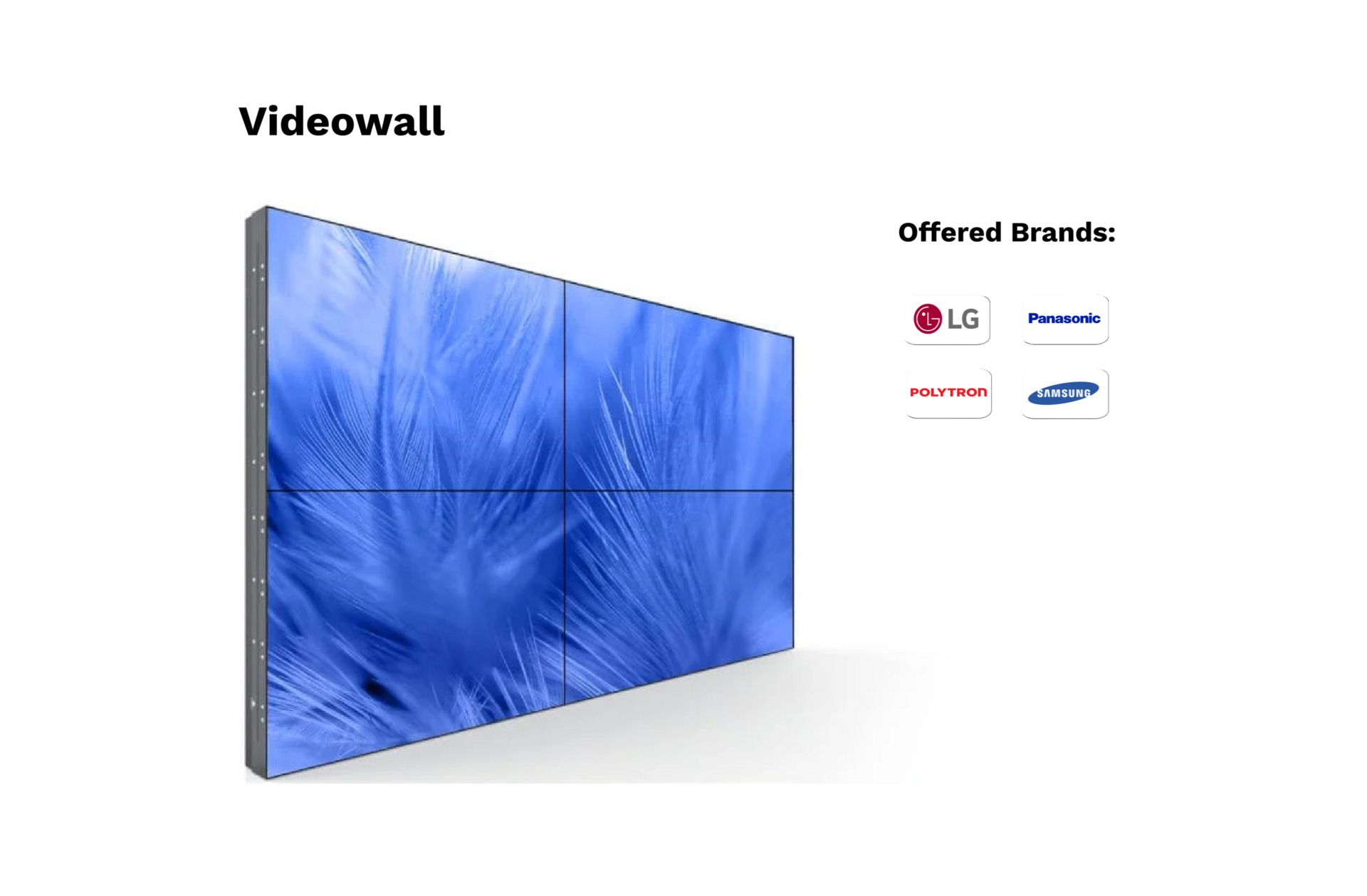 Large Format Videowall Systems