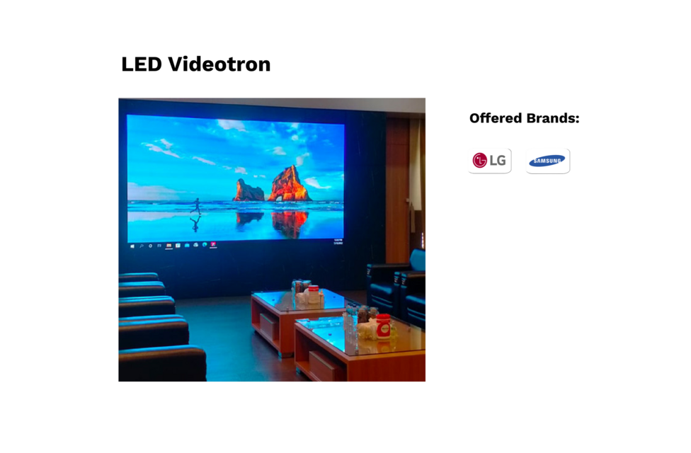 LED Videotron Indoor & Outdoor