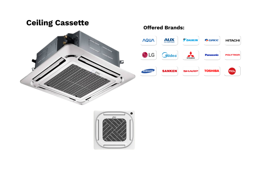 Commercial Ceiling Cassette AC
